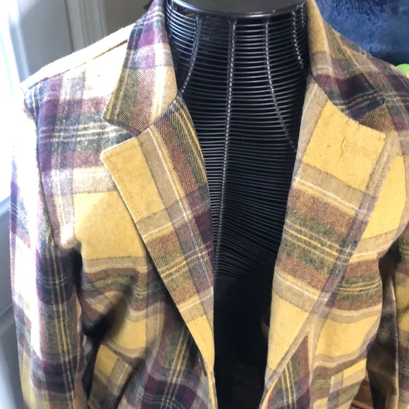 New with Tags 🔥Fashion Nova Men Jackson Plaid Coat - Picture 5 of 8